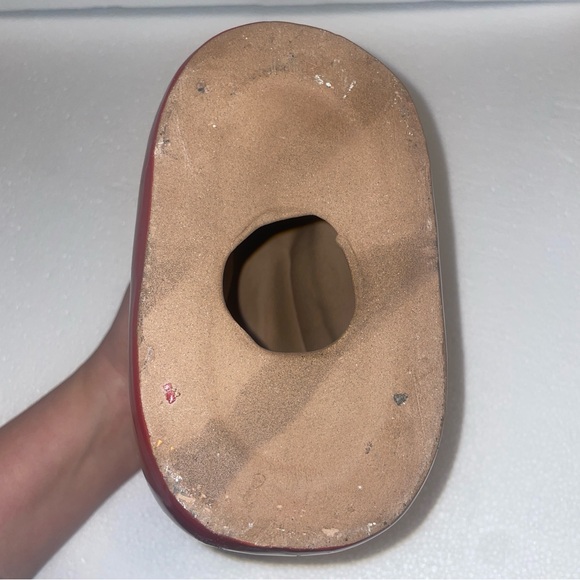 Red Ceramic Rabbit Figurine - Picture 7 of 8